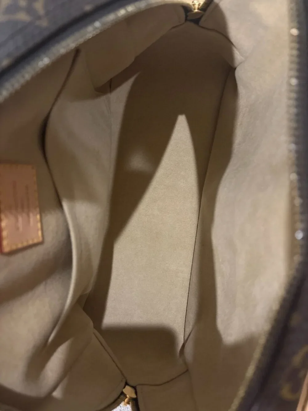 Louis Vuitton Manhattan PM Handbag Brown Monogram Canvas